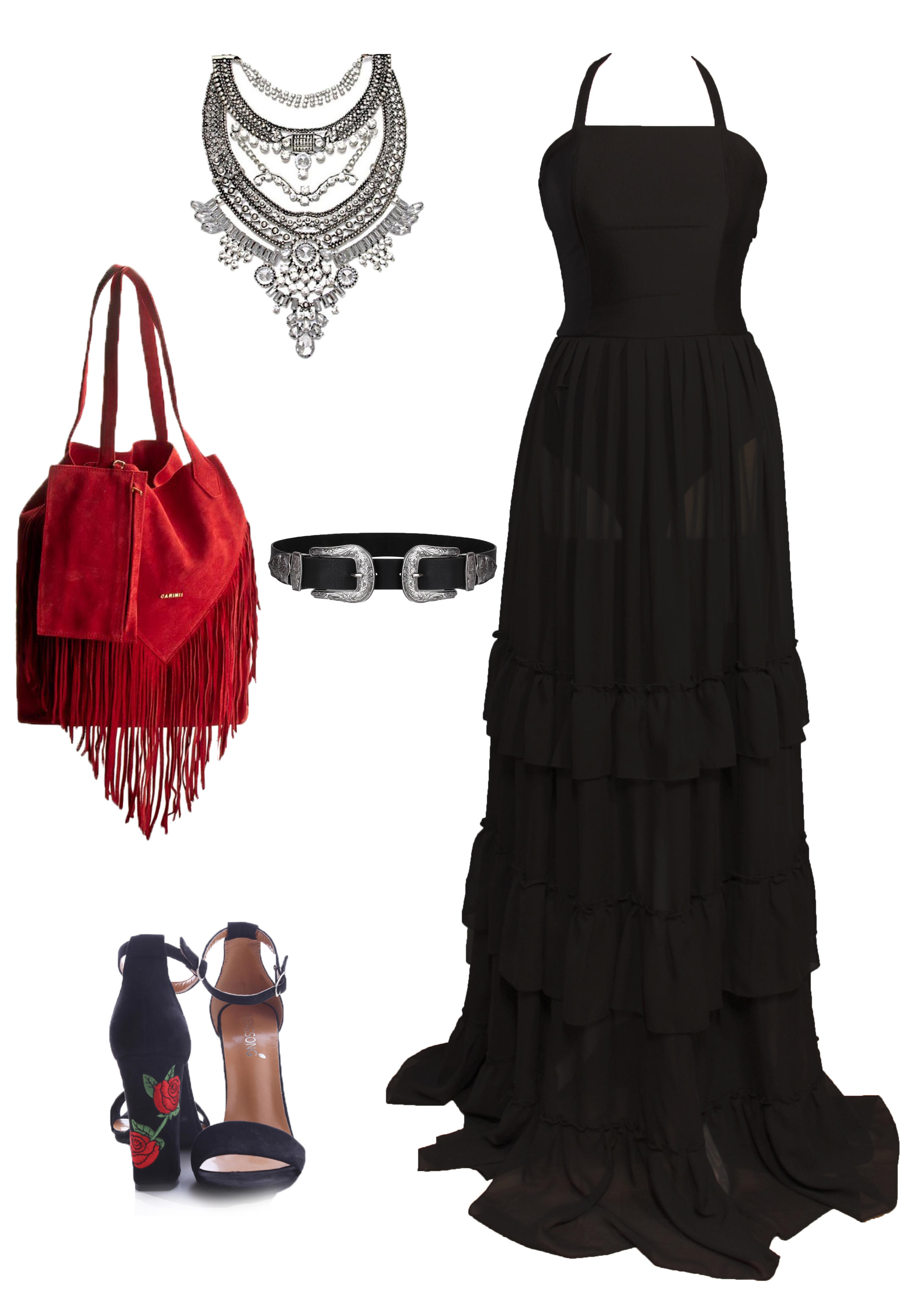Czarna suknia - podstawa stylizacji